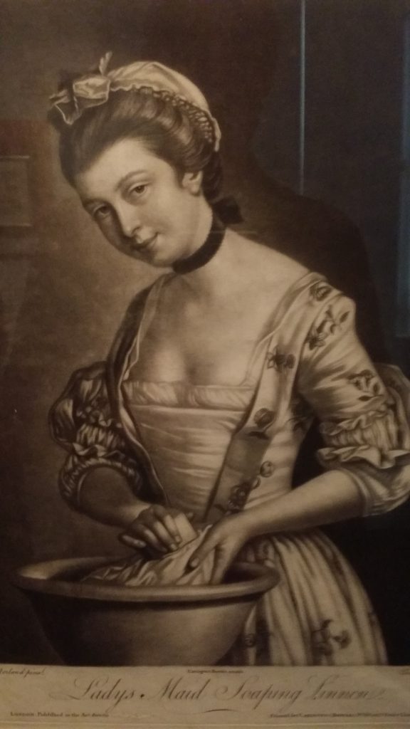 Georgian female engraving