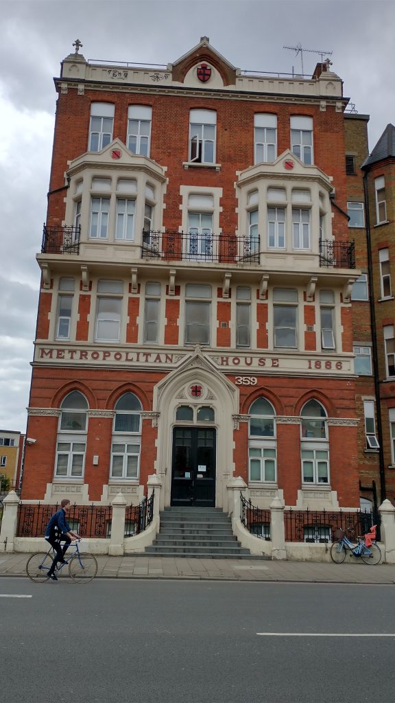 Photo of Metropolitan House built in 1886 part of the Free Metropolitan Hospital Hackney (as was) 