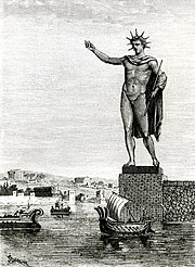 Helios, Colossus of Rhodes, artist's impression, 1880