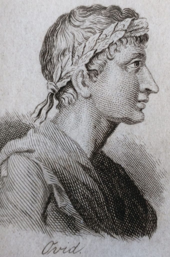 OVID 19TH CENTURY ENGRAVING BY j w cOK