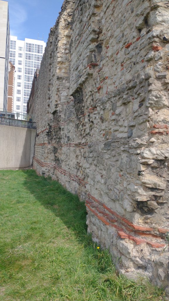Roman and Medieval Town Wall at Tower Hill, London