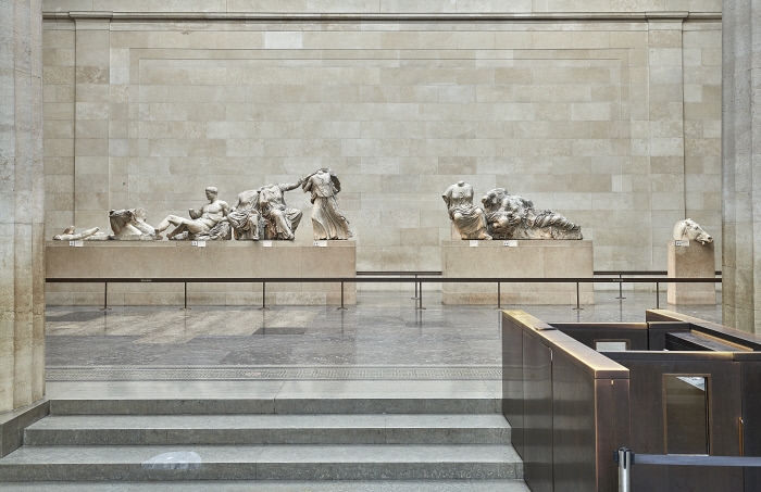 Sculptures from the east pediment of the Parthenon 