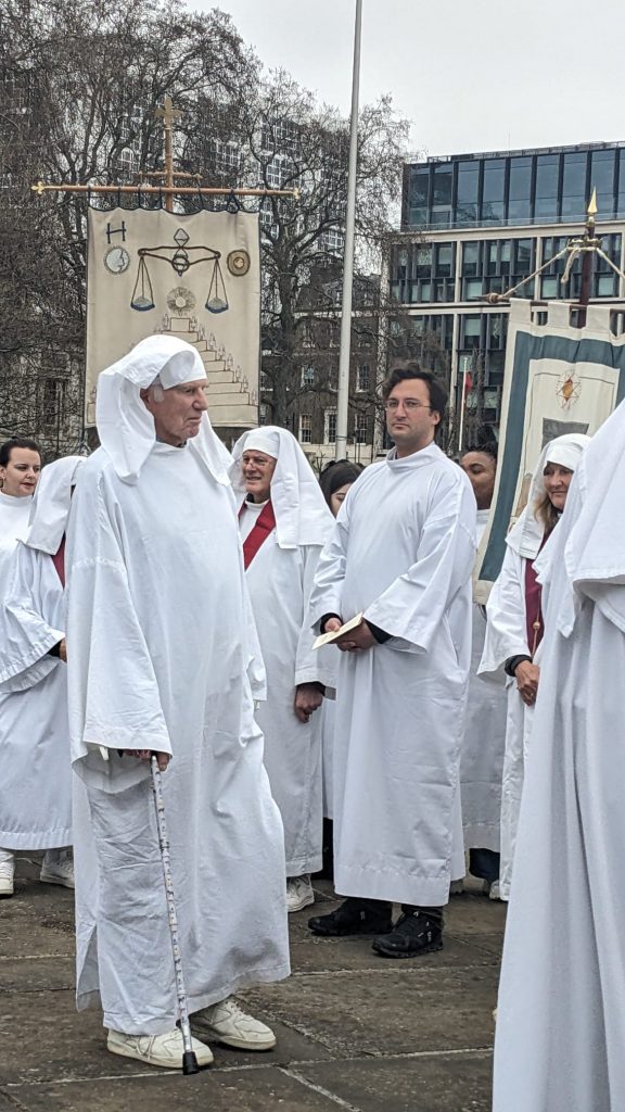 Druids at the Spring Equinox Tower Hill London, Photo by Heike Herbert