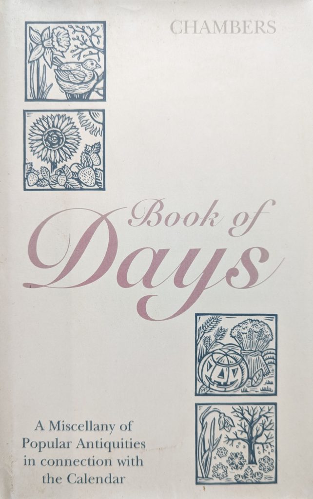 Photo of cover of Chambers Book of Days