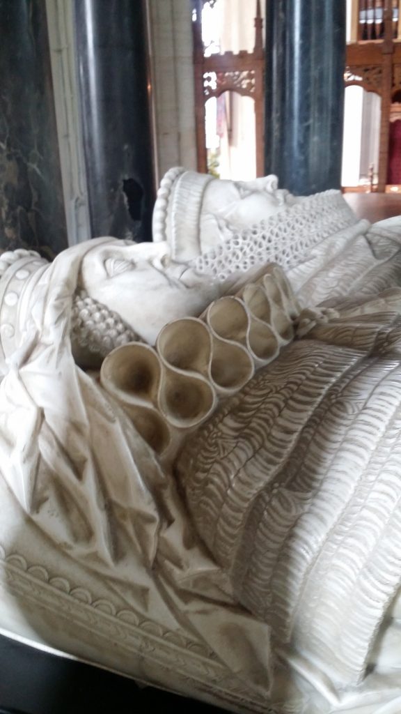 Monument to Baptist Hicks and his, wife, Elizabeth in their Chapel at St James Church, Chipping Campden (Photo Kevin Flude)