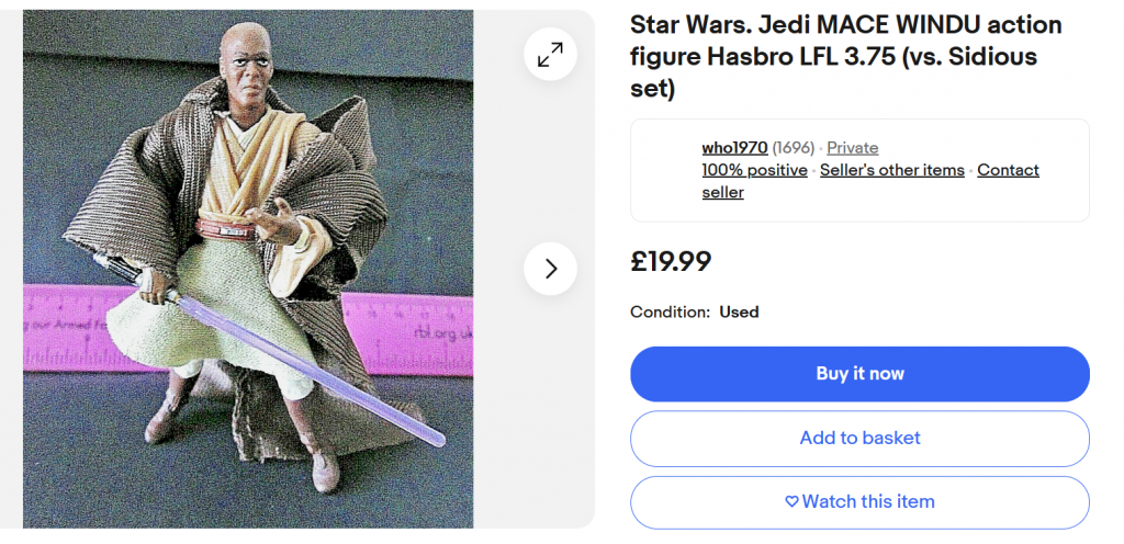 Screenshot from Ebay (There is no link to ebay on this image)