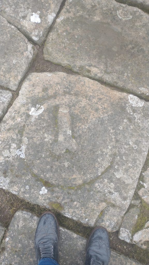 Phallus from the courtyard of the Principia (HQ) of the Roman Fort at Chesters